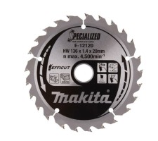 Makita E-12120 136mm x 20mm x 25T Specialized Circular Saw Blade